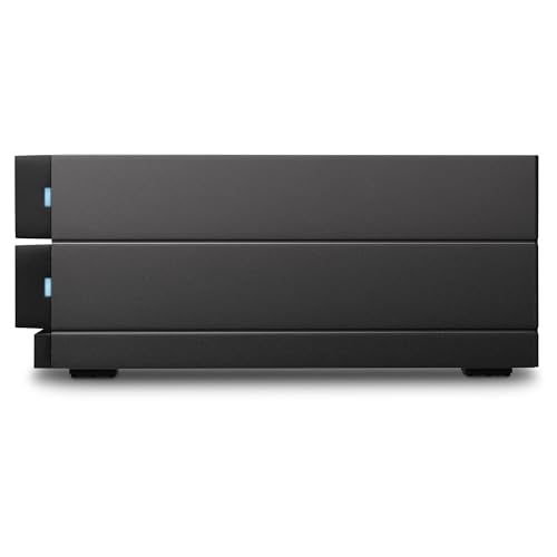 Image of LaCie 2big RAID, 36TB, External Hard Drive Desktop, USB-C, 7.200 RPM, Enterprise Class Drives, for Mac and PC Desktop (STHJ36000800)