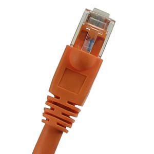Cable de red Cat 6A patch naranja 22.86 m miniatura 1