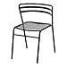 Safco CoGo Indoor/Outdoor Chair, Black, Set of 2