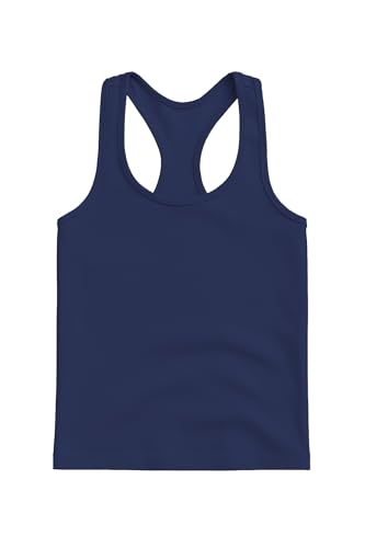 Image of Kurve Premium Girls Seamless Supersoft Wide Strap Comfortable Racerback Tank (Made with Love in The USA)