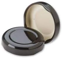 Nakpunar 24 pcs Black 38 mm Glass Bottle Lids - 38TW Lug Lids with Plastisol Liner