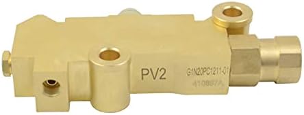 Huntike PV2 Brass Proportioning Valve Disc/Drum Disc Front Drum Rear Brake Compatible with GM Street Rod Classic Car & Truck - Part# PV2 172-1353 PV71 Combination Proportioning Valve