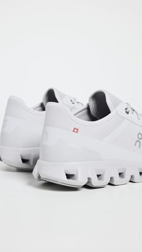 Image of On Men's Cloud X 3 AD Sneakers, Glacier | Alloy, Grey, 8.5 Medium US