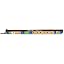 Beige Flute With Blue & Green Threads