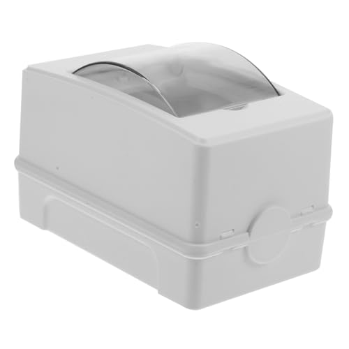 JEWEDECO Scatola Di Protezione Per Distribuzione Elettrica 2-3 Vie Coperchio Trasparente, Scatola Interruttori Resistente Alle Intemperie in Plastica Per Uso Interno Ed Esterno
