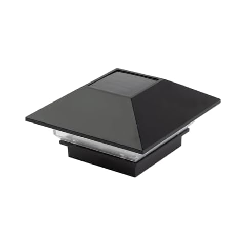 Deckorators 2-1/2 in. x 2-1/2 in. Black Solar Post Cap Cover