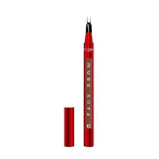 L'Oréal Paris Infallible Faux Brow Rotulador de cejas DARK BLONDE. Rotulador de cejas preciso con cepillo de doble punta resistente al agua, al sudor y al calor.1 ml