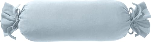 Erwin Müller Nackenrollenbezug Nürnberg Doppel-Jersey, hellblau Größe 40x15 cm Ø - strapazierfest, besonders formtreu, mit Bindeband