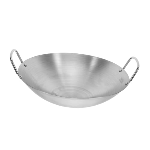 Wok de acero inoxidable con doble mango Garneck miniatura 1