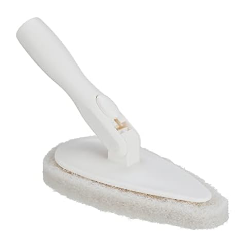 Qaestfy Tub and Tile Scrubber Brush Head Refill Bathtub Cleaner Scourer Replacement Pad Compatible with QAE002 Shower Scrubber and Cleaning Brush Combo Model QAE006 Cover