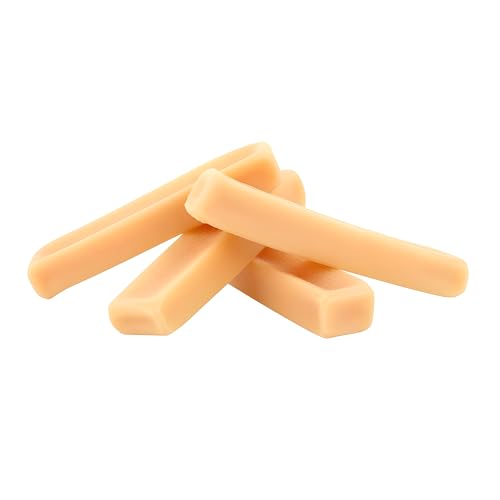 Kauies Kaukäse - 100% natürliche Käsestange für Hunde aus frischer Kuhmilch, proteinreich, laktosefrei, glutenfrei, Zahnpflege, Handmade in Germany - Größe XS (4 x 25g) für Hunde bis 4kg