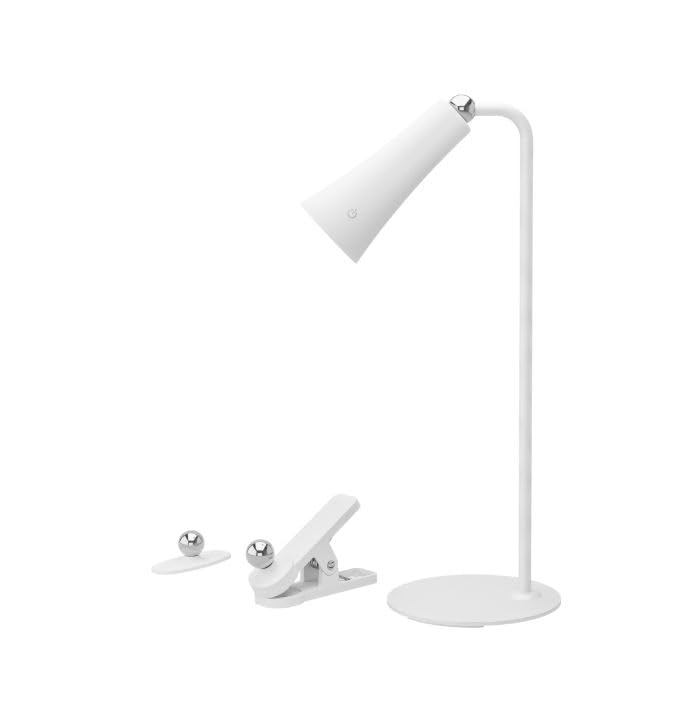 Xtralite Rechargeable LED Magnetic Wall Light, Detachable Portable USB-C Lamp with 4 Brightness Levels, Wall Mountable