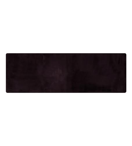 Image of Pano Fur Stylish Anti -Skid Backing Super Soft Runner for Bathroom, Kitchen & Living Room Runner, Anti -Skid, Bedside Runner for Bedroom, Floor, Home Decoration, Cashmere 50X150 Cm, Dark Brown