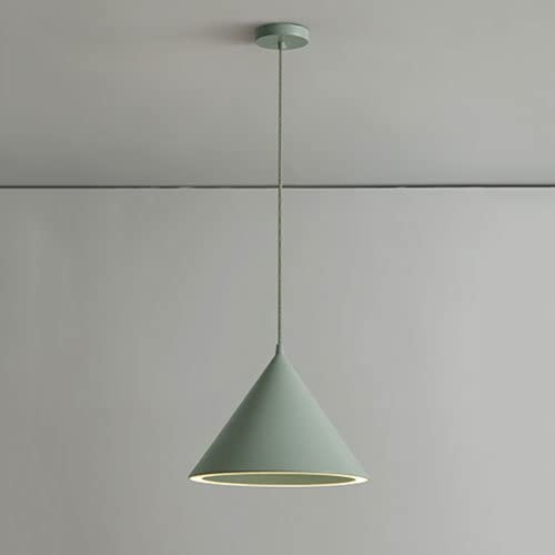Suspension LED intégrée blanche et lustre d'intérieur macaron pour éclairage de plafond chic