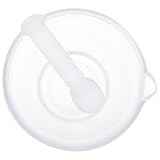 SMASOLO ガラス製薬用乳鉢 耐久性の化学器具 丸薬粉砕用マッシャー付き 実験室対応調合ボウル