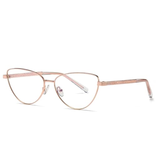 Lunettes de soleil œil de chat cerclées en métal pour femmes