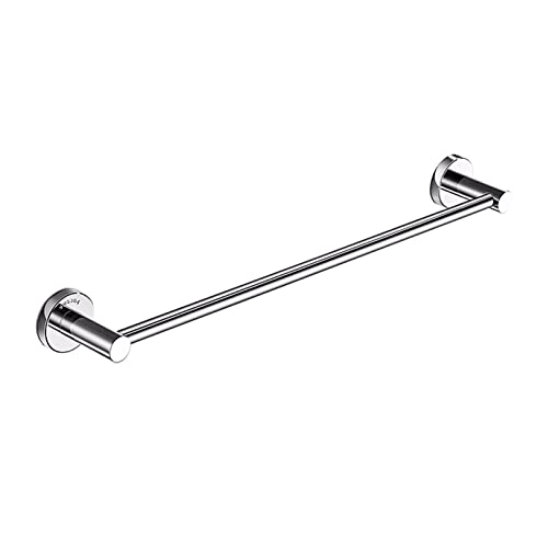 Lonmrrton Einzelne Handtuchstange, Edelstahl-Handtuchhalter, Wandmontage, einzelne Stange, lang, 90 cm, 100 cm, 110 cm, 120 cm, Handtuchhalter, poliertes Silber-Finish (Size : 100cm)