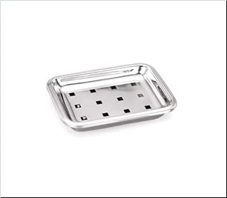 BRILLER Stainless Steel Soap Dish | Soap Dish Holder for Kitchen , Bathroom