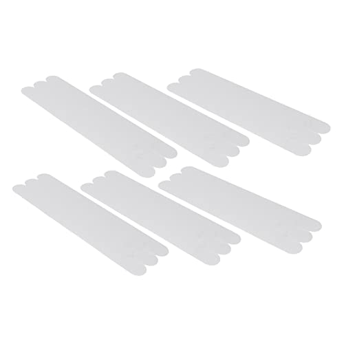 Yardenfun 6 Pezzi Strisce Antiscivolo Trasparenti Adesive per Bagno Antiscivolo per Vasche Docce Scale e Pavimenti Protezione Sicura per Bagnati
