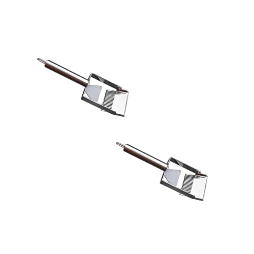 TOYANDONA 2 Piezas cortar tenedor de miel raspador de acero inoxidable tenedor de miel de acero inoxidable útil herramienta de apicultura rastrillo de miel raspador práctico Plata