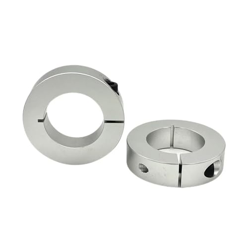 Collar de eje de aluminio 25-45-12 con anillo de límite ranurado 4