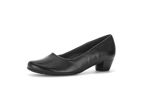 Gabor Damen Klassische Pumps | Frauen Absatzschuhe | Moderate Mehrweite (G) | stöckelschuhe | Businessschuhe | büro | Office | schwarz | 37 EU - 4 UK