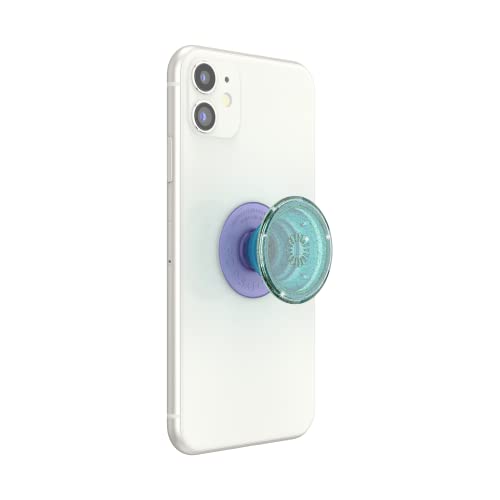PopSockets: PopGrip - Expanding Stand and Grip with a Swappable Top for Phones & Tablets - Translucent Glitter Mint