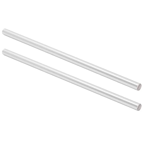 2 pièces axe optique tige optique 8mm axe linéaire rail de guidage cylindre 3D imprimante pièces chrome rail de guidage 400mm