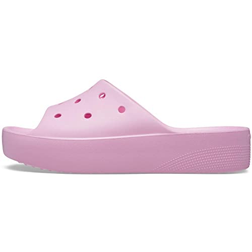 Crocs Women's Classic Slide | Platform Sandals, Flamingo, Numeric_8