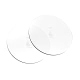8.25 inch Buttercream Acrylic Round Cake Disks Set of 2 (0.18 or 3/16 inch thick) - Great for Serving Bake Goods and Art Craft Project UPDATED version