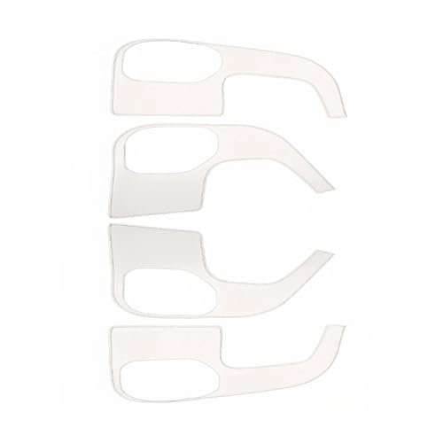 Door Anti Kick Pad for Jetour G700 2025 2026 Leather Door Panel Protective Cover Interior Upgrade Accessories Anti Dirt Protection 4 Piece Set (White)
