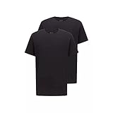 BOSS Herren T-shirt Rn 2p Co T-Shirt, -C-neck -001 Black
