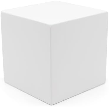 Sustainable Things Wooden Cubes – 4-inch Wood Cubes for Crafts – Wood Cube Blocks for Decor, DIY Projects, Ornaments – Hardwood Blocks for Arts and Crafts, Plant Stand, Riser – White image 4