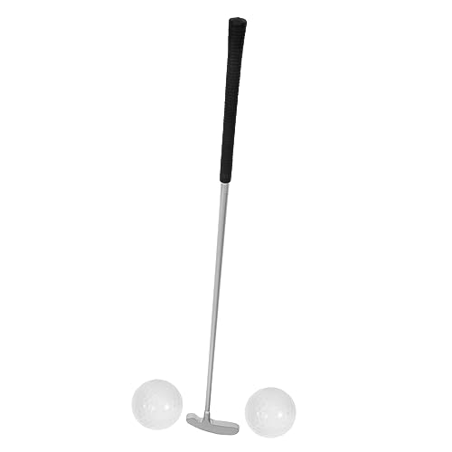 Holibanna 1Set Wear Resistant Golf Training Balls Daily Use Golfing Balls with Putter for Teens High Elasticity Durable Alloy Material for Backyard Practice and Skill