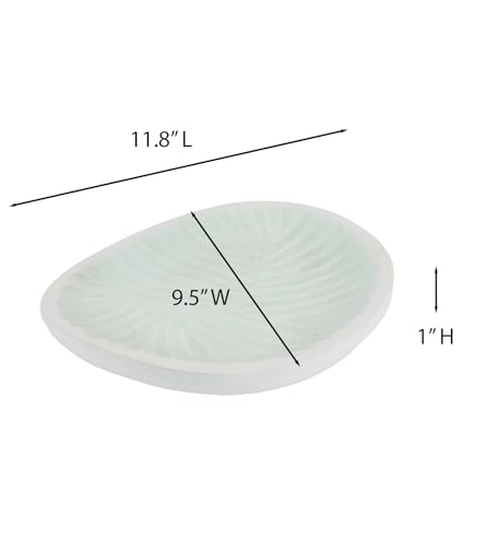 Image of Mango Wood Serving Platter- Natural Wooden Tray for Cheese, Bread