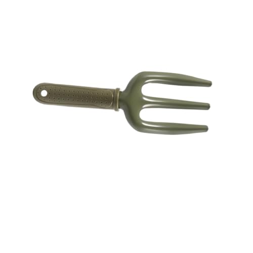 Milisten 2pièces Fourches De Jardinage à Trois Dents Fer pour Désherber Et Ameublir Le Sol avec Poignée Ergonomique pour Usage Jardin Et Cour