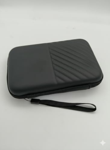 Image of VYAR Hard Drive Carrying Case /Bag 2.5-inch Carry Pouch Compatible with Western Digital WD Elements Seagate Passport Toshiba Earphone Power Bank USB Cable & Portable Hard Drives - Black