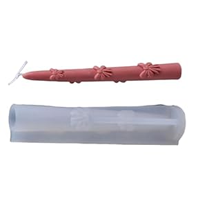 Thewasc Silikon Blumen Gießform für Kerzen