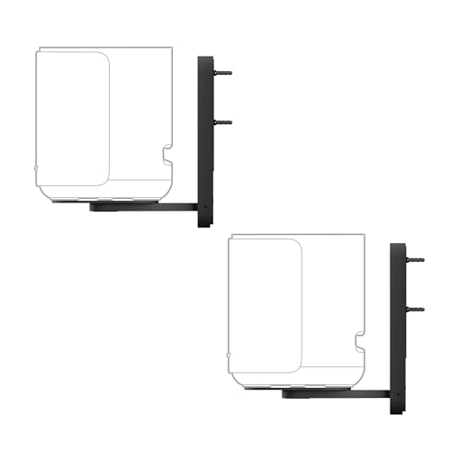 Bose Lifestyle Speaker Wall Brackets Set (2 Wall Brackets for Bose Lifestyle Ultra Speaker), Black