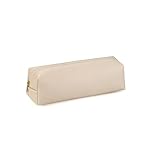 SinChic Leather Pencil Case Simple,Pen Pouch Pen Bag with Metallic Zipper Metallic Zipper Pocket Size Zippered Comestic Storage Pouch for Girls Boys Student College Middle School