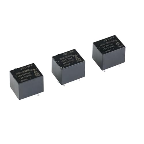 Relais 10 A JQC-3FF 12V CC commande stable inverseur 5 broches haute performance