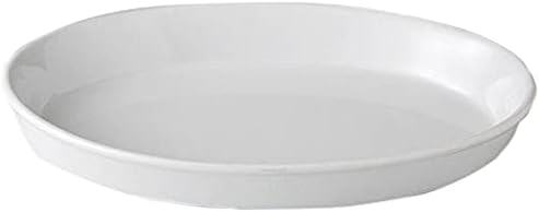 Set of 5 Meister White 8″ Oval P (7.9 x 5.7 x 1.7 x 1.6 inches (20.1 x 14.4 x 4 cm), 15.5 oz (440 g), Pie Plate, For Hotels, Restaurants, Cafes, Western Tableware, Restaurants, Commercial Use,