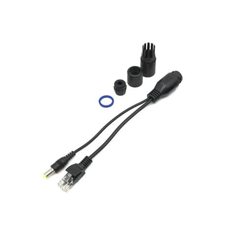 Cable POE Pasivo Adaptador Power Over Ethernet Cable POE Splitter Injector Módulo de Fuente de Alimentación 12-48V para Cámara IP (Tamaño: Set blanco) WANGZC001 miniatura 5