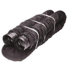 4 in x 25 ft. Flexible Drain Pipe with Socket
