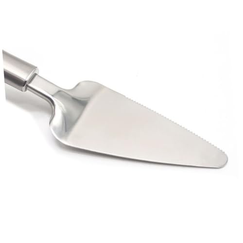 COLLBATH Pizza Cutter Pie Crust Pie Server Spatula Cake Spatula Pizza Server Pasties Cake Server Cake Shovel Baking Spatula Pie Cutter Baking Shovel Pizza Spatula Slicer Flatware Silver
