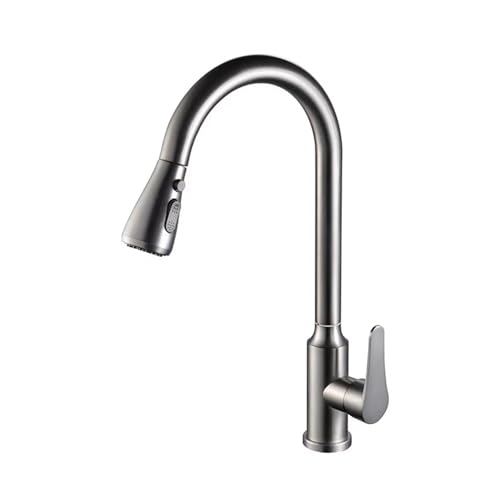 Robinet de cuisine extractible eau chaude et froide pour évier moderne - 2