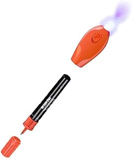 Plextone 5 Second Fix Liquid Plastic Welding UV Light Repair Pen Curing Glue UV Gel Seal Anything Ceramic Jewelry Cable Acrylic (Orange)1