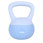 Leikefitness Soft Kettlebells,Steel Shot Filled Weights for Women and Men,Color Coded Anti Slip Soft Kettlebells,Home workout