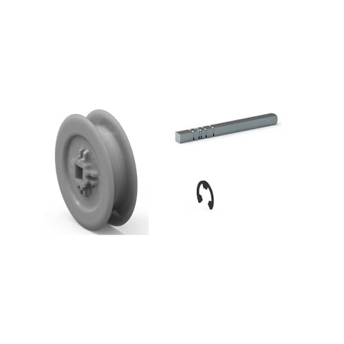 Poulie Ø 125 mm carré 10 mm