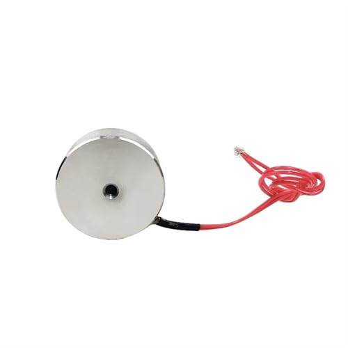 Imán electromagnético de solenoide para levantamiento UCHAOCHE modelo UCHAOCHE 12V 24VDC 55Kg/550N fuerza de sujeción 1 pieza miniatura 4